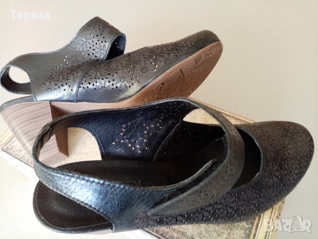 🆕 Сандали естествена кожа/ №40, снимка 3 - Дамски елегантни обувки - 25765697