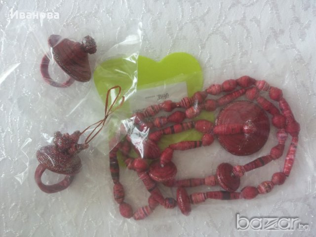 Ръчна изработка на бижута от хартия и квилинг  0.50лв, снимка 2 - Колиета, медальони, синджири - 18186651