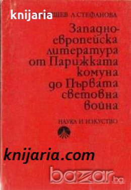 Западноевропейската литература от Парижката комуна до Първата световна война 