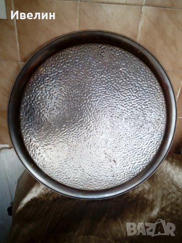 месингова табла,поднос, снимка 3 - Антикварни и старинни предмети - 22885818