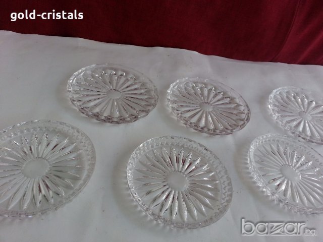кристални чинийки , снимка 6 - Антикварни и старинни предмети - 19375942