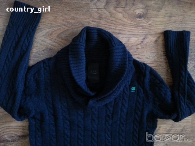 G-star New East Shawl - страхотен мъжки пуловер, снимка 6 - Пуловери - 16808979
