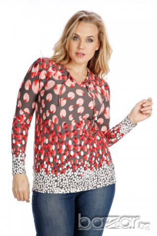 Нова свежа блуза с връзки, снимка 3 - Блузи с дълъг ръкав и пуловери - 7077813