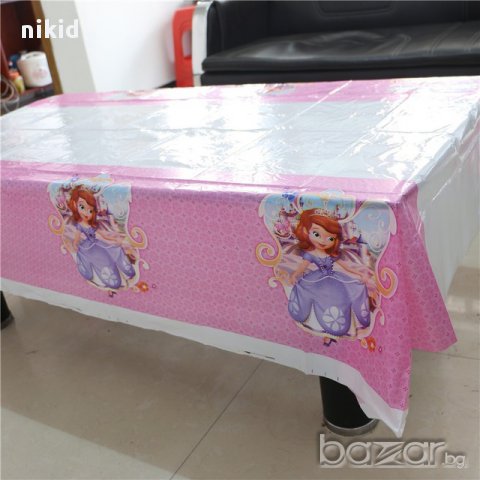 Принцеса София Първа найлонова покривка за парти рожден ден, снимка 2 - Покривки за маси - 17869415