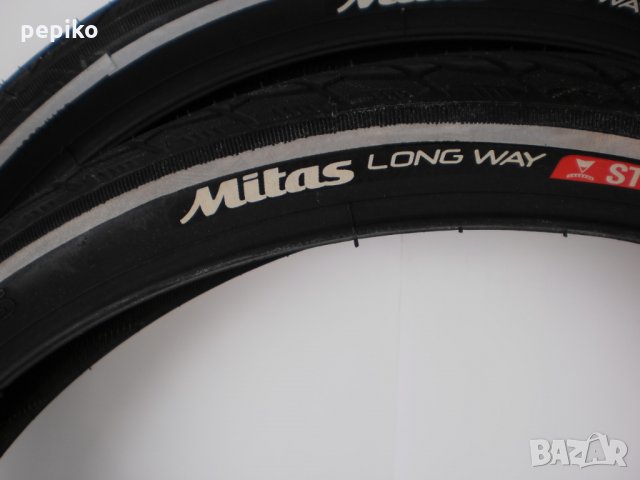 Продавам колела внос от Германия  непукащи се външни гуми MITAS LONG WAY STOP TORN 20 цола, снимка 3 - Аксесоари за велосипеди - 24470319