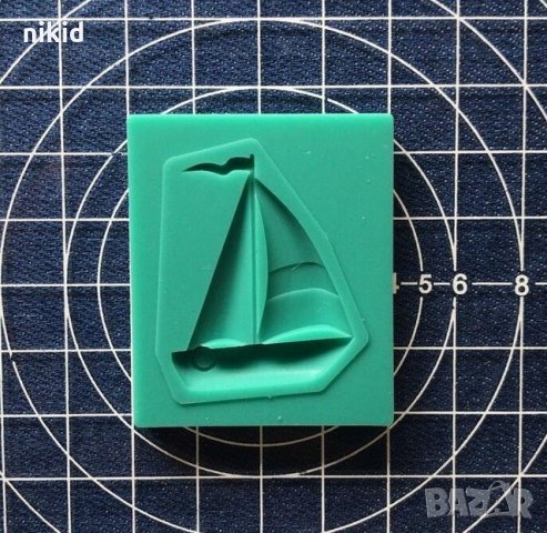 Малка Лодка силиконов молд форма декор торта сладки фондан и др. украса