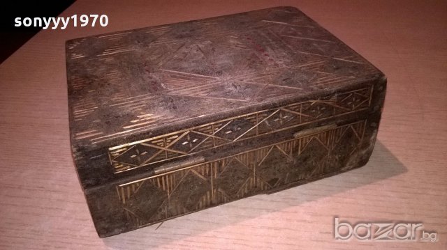 ретро кутия-20х15х8см-АНТИК, снимка 5 - Колекции - 19514760