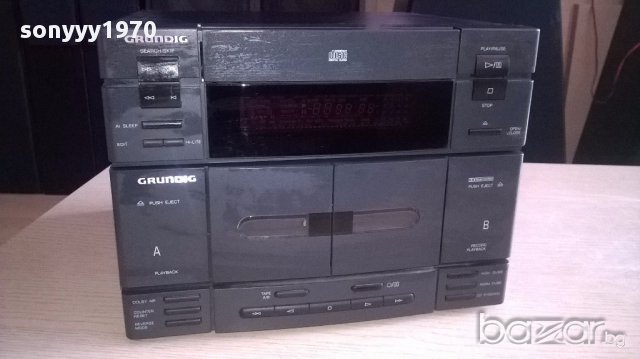grundig m-20 cd-twin cassette deck-внос швеицария, снимка 3 - Ресийвъри, усилватели, смесителни пултове - 12750212