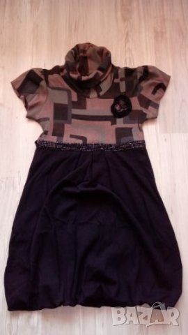 Рокля машинно плетиво/М/L, снимка 1