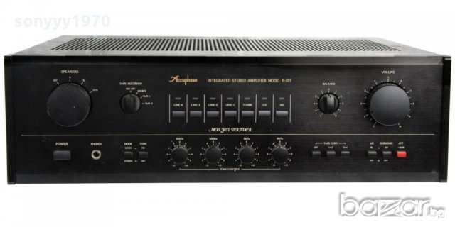 accuphase e-207 stereo amplifier-made in japan-внос швеицария, снимка 2 - Ресийвъри, усилватели, смесителни пултове - 20711829
