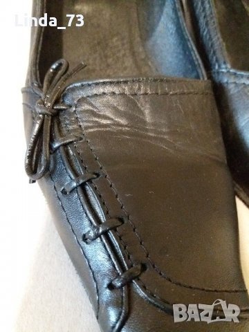 Дам.обувки-/ест.кожа/-№38-цвят-черни. Закупени от Италия., снимка 9 - Дамски обувки на ток - 22385831