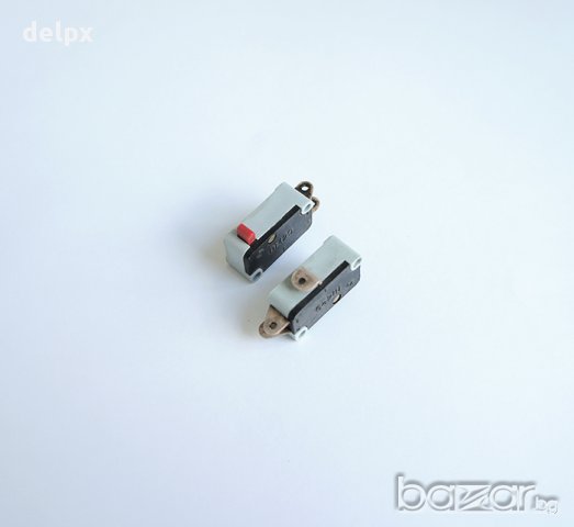 Ключ незадържащ НО сив 250V 5A, снимка 1 - Ключове - 17441566