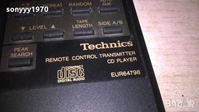 technics eur64798 cd player remote control-внос швеицария, снимка 9 - Други - 25035638