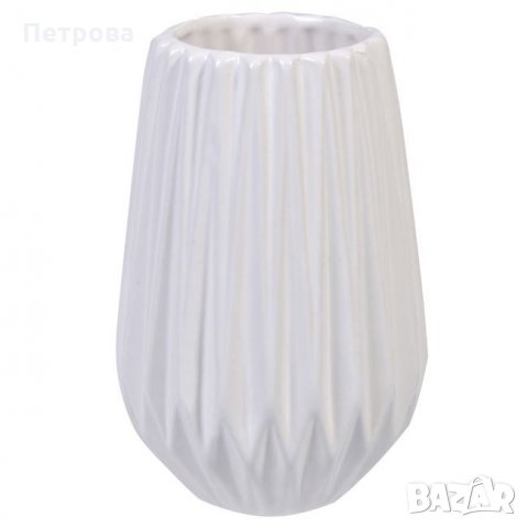 Керамична ваза-12х18 см., снимка 1 - Декорация за дома - 24875202