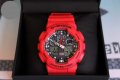 Продавам G SHOCK ga100 черно червен реплика, снимка 11