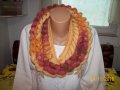 Шал, шал-снуд - ръчна изработка, снимка 4