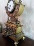 Много рядък Турски бронзов каминен  часовник/Ottoman Turkich Clock/, снимка 12
