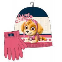 Шапка+ръкавици Пес Патрул PAW PATROL GIRL, снимка 1 - Шапки, шалове и ръкавици - 24685150