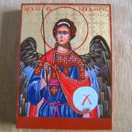 Икона Св. Арх. Михаил, снимка 1 - Икони - 12954028