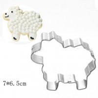 Малка овца метална форма резец украса торта фондан сладки др., снимка 1 - Форми - 21220894