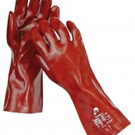 Гумени ръкавици червени / 1104-0006-06, снимка 2 - Други инструменти - 16869119