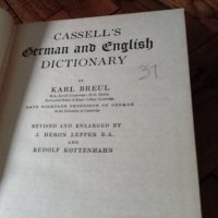 немски английски речник на Касел-cassell's german english dictionary 1936г-682страници твърди корици, снимка 8 - Чуждоезиково обучение, речници - 21315105