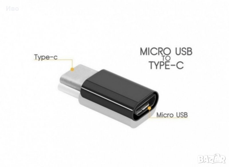 Преход Micro usb към type-c, снимка 1