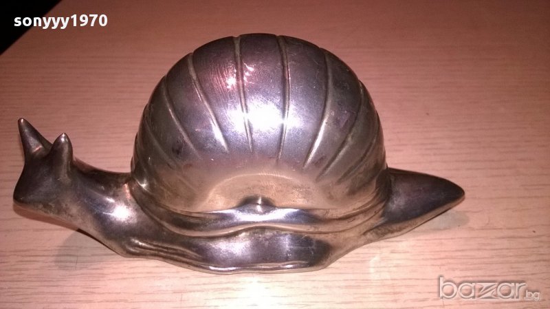 Красив и стилен охлюв-14/7/7см-внос швеицария, снимка 1