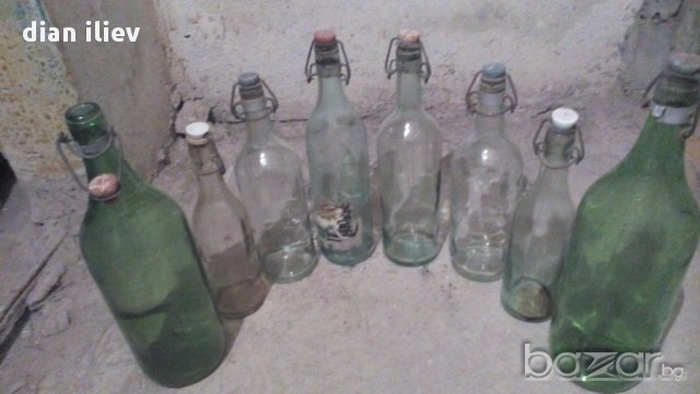 Стари Бутилки С Керамични Тапи, снимка 5 - Антикварни и старинни предмети - 13902762