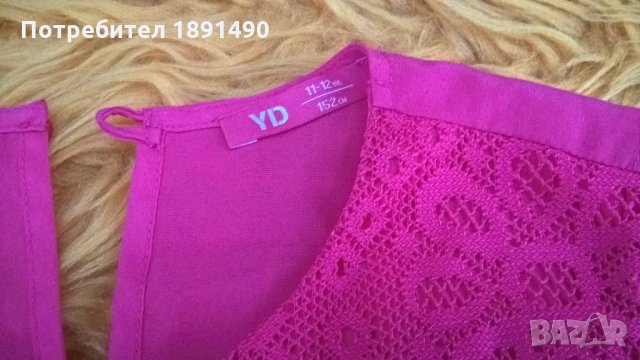 Прекрасна дантелена блуза, снимка 3 - Детски Блузи и туники - 25391917