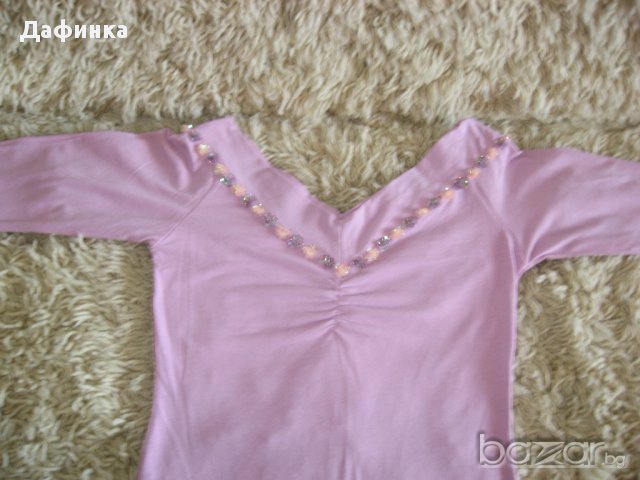 Дамска розова блуза , снимка 5 - Блузи с дълъг ръкав и пуловери - 12257447