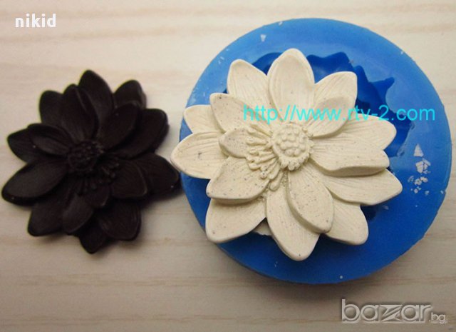 хризантема с тичинки силиконов молд форма декорация торта фондан шоколад и др.