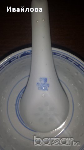 Традиционни Китайски купи за ориз с порцеланови лъжици, снимка 9 - Прибори за хранене, готвене и сервиране - 13658724