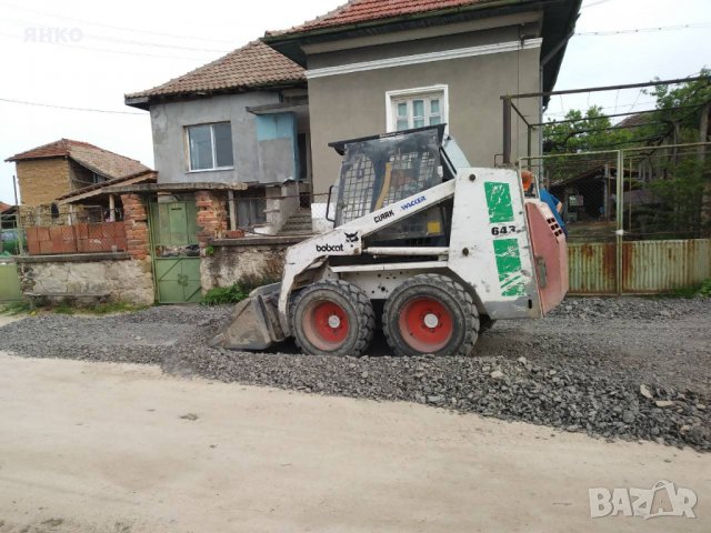 Услуги_с_Мини багер, мини фадрома бобкат, изкопи, подравняване, снегопочистване, мини валяк, снимка 6 - Индустриална техника - 23899951
