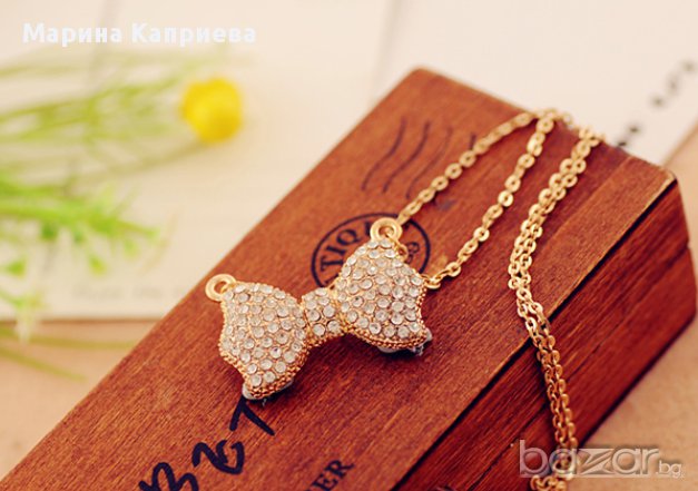  Колие " Панделка " /K-18/, снимка 5 - Колиета, медальони, синджири - 9056795