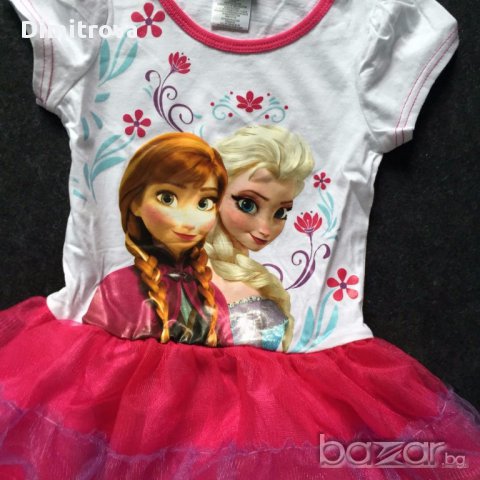 Туту рокля с Елза и Анна от Замръзналото кралство от 4 до 7 г. ДИСНИ, снимка 2 - Детски комплекти - 13724537