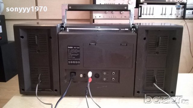 saba rcp-640 germany-ретро машина-внос швеицария, снимка 11 - Ресийвъри, усилватели, смесителни пултове - 17775335