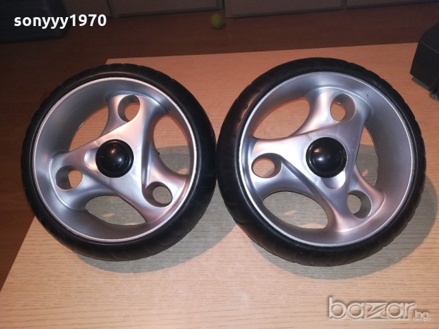 нови плътни гуми с джанти-за колесар за каяк или друго-26х7см, снимка 4 - Водни спортове - 20507832