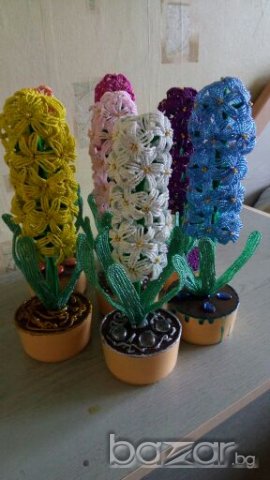 Зюмбюли от мъниста, снимка 4 - Декорация за дома - 20723039