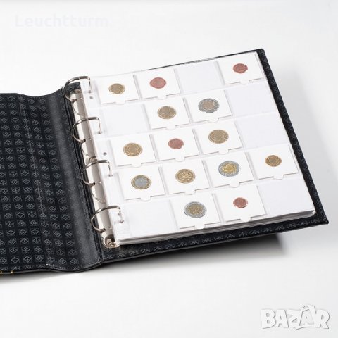 листи GRANDE за 20 монети в картончета с размер - 50x50 mm, снимка 2 - Нумизматика и бонистика - 25135792