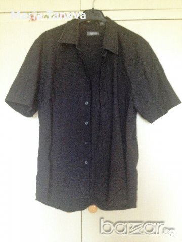 Мъжка риза с къс ръкав, снимка 1 - Ризи - 18408685