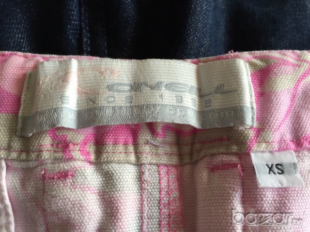 Дамска къса пола O'NEILL оригинал, размер XS, 100% памук, от плътен плат, без забележки, като нова!!, снимка 4 - Поли - 15037275