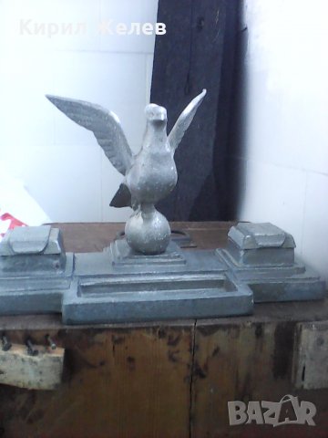 Стара рядка метална мастилничка 366225