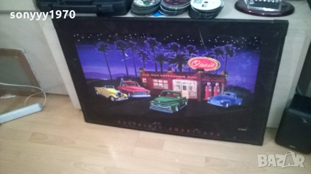 oasis-картина пвц с лед подсветки-91х61см-внос швеицария, снимка 3 - Колекции - 26041699