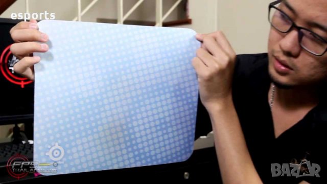 SteelSeries QCK+ Frost Blue мауспад подложка за мишка mousepad, снимка 4 - Клавиатури и мишки - 23970829