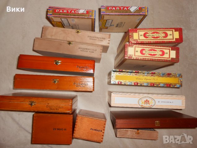 Оригинални дървени  кутии за / от  пури, снимка 11 - Колекции - 22374035