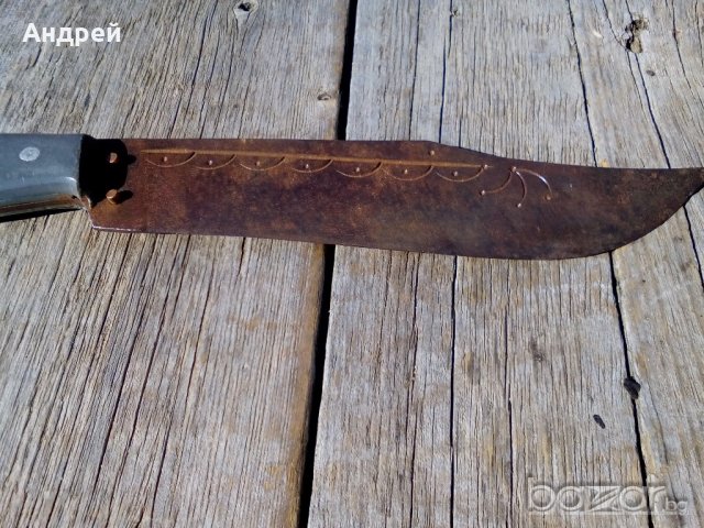 Старинен нож, снимка 2 - Антикварни и старинни предмети - 17998850