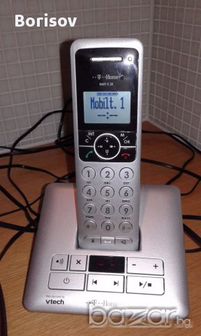 Безжичен домашен телефон T-Home Easy CА 22 by V tech, снимка 1 - Стационарни телефони и факсове - 17056046