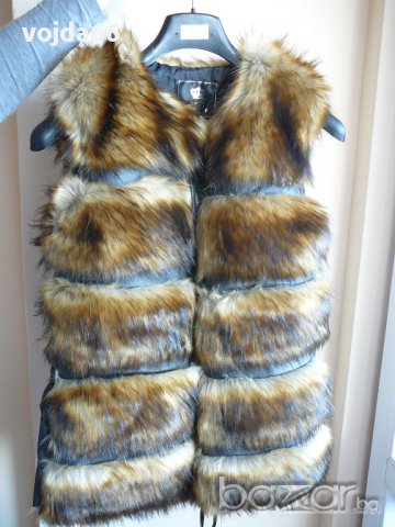 Дамски елек с косъм