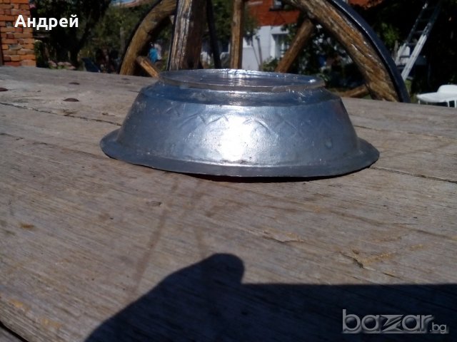 Бакърена,медна паница,чиния, снимка 5 - Антикварни и старинни предмети - 19333124